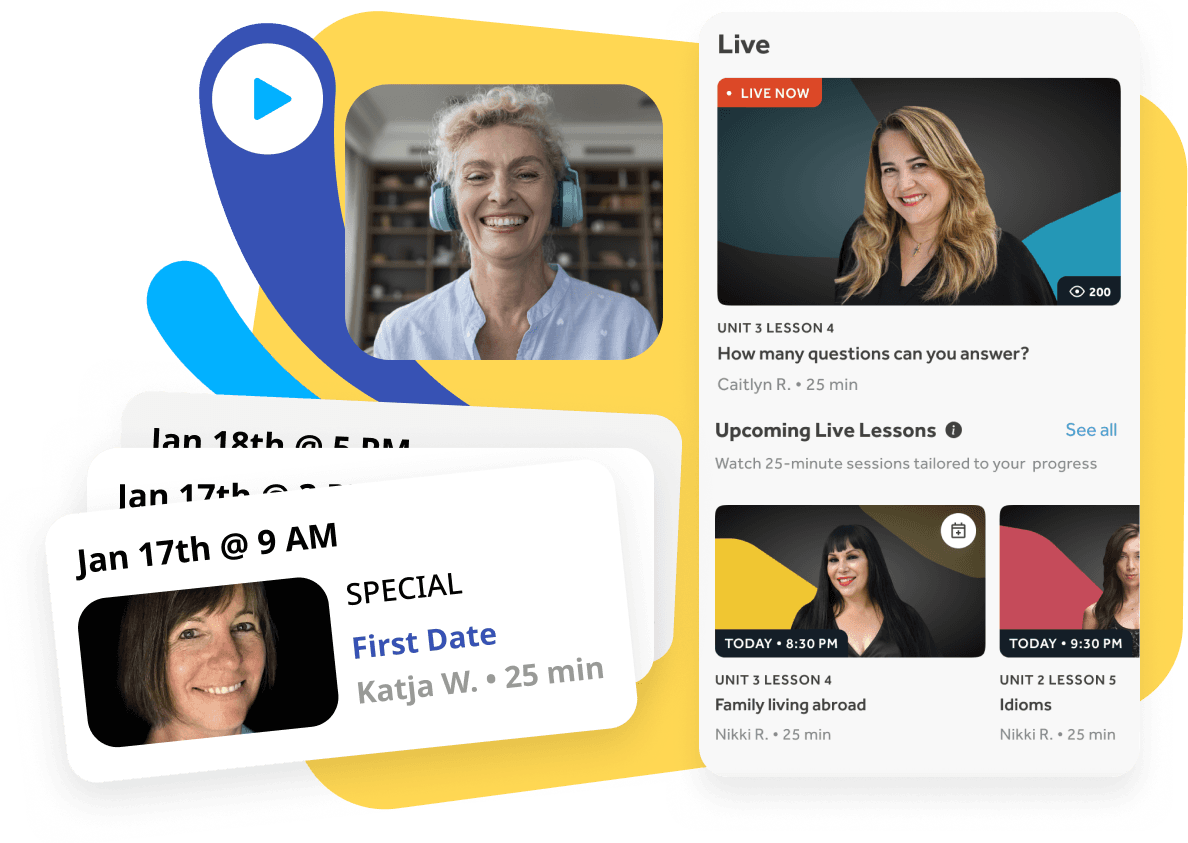 Live lesson features